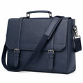 Sacoche élégante pour homme bleu avec bandoulière amovible