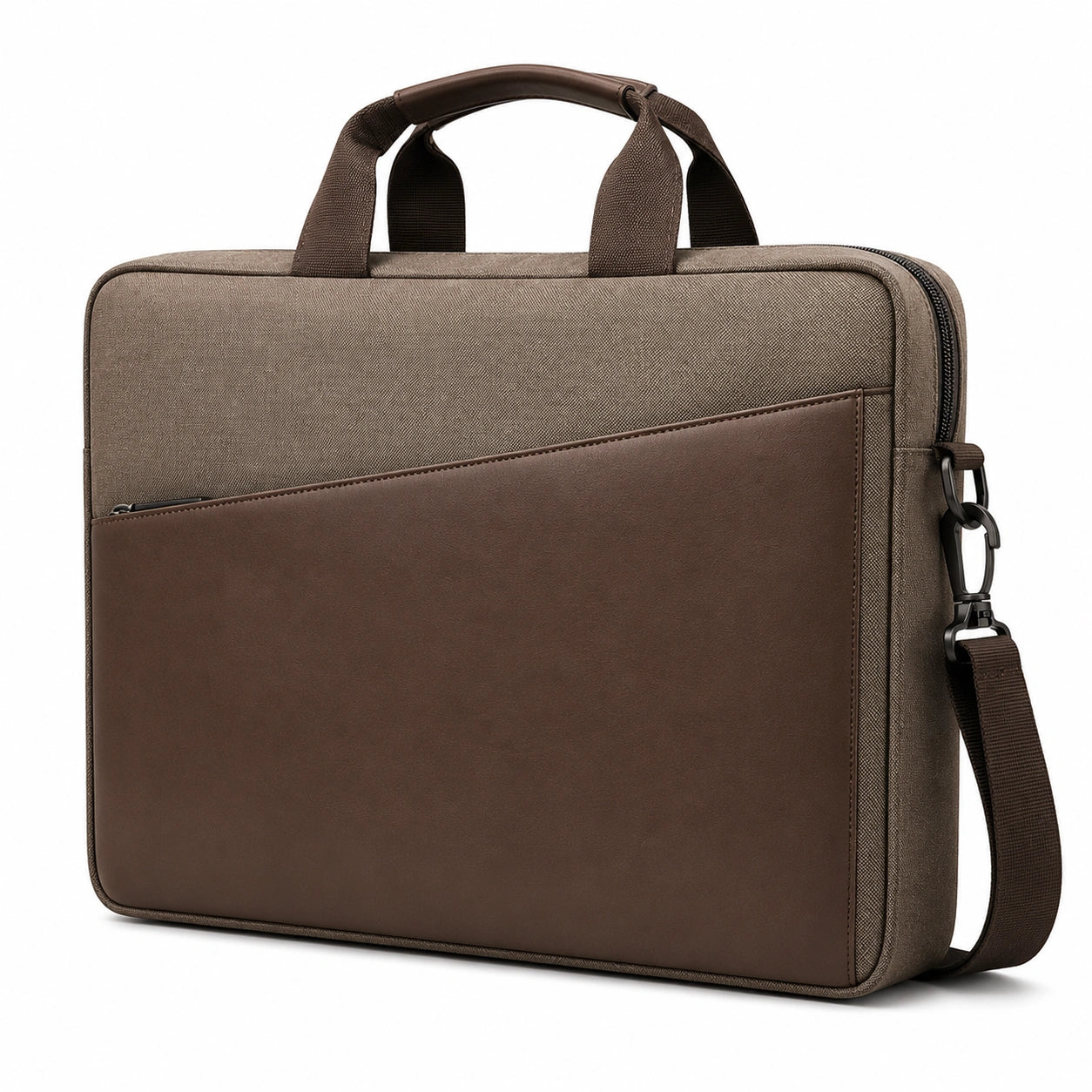 Sacoche pour Ordinateur Portable 15,6 Pouces Chocolat