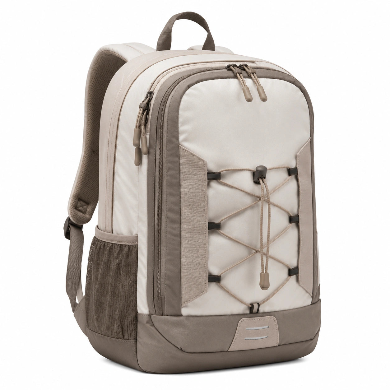 Sac à dos moderne beige avec capacité de 25L
